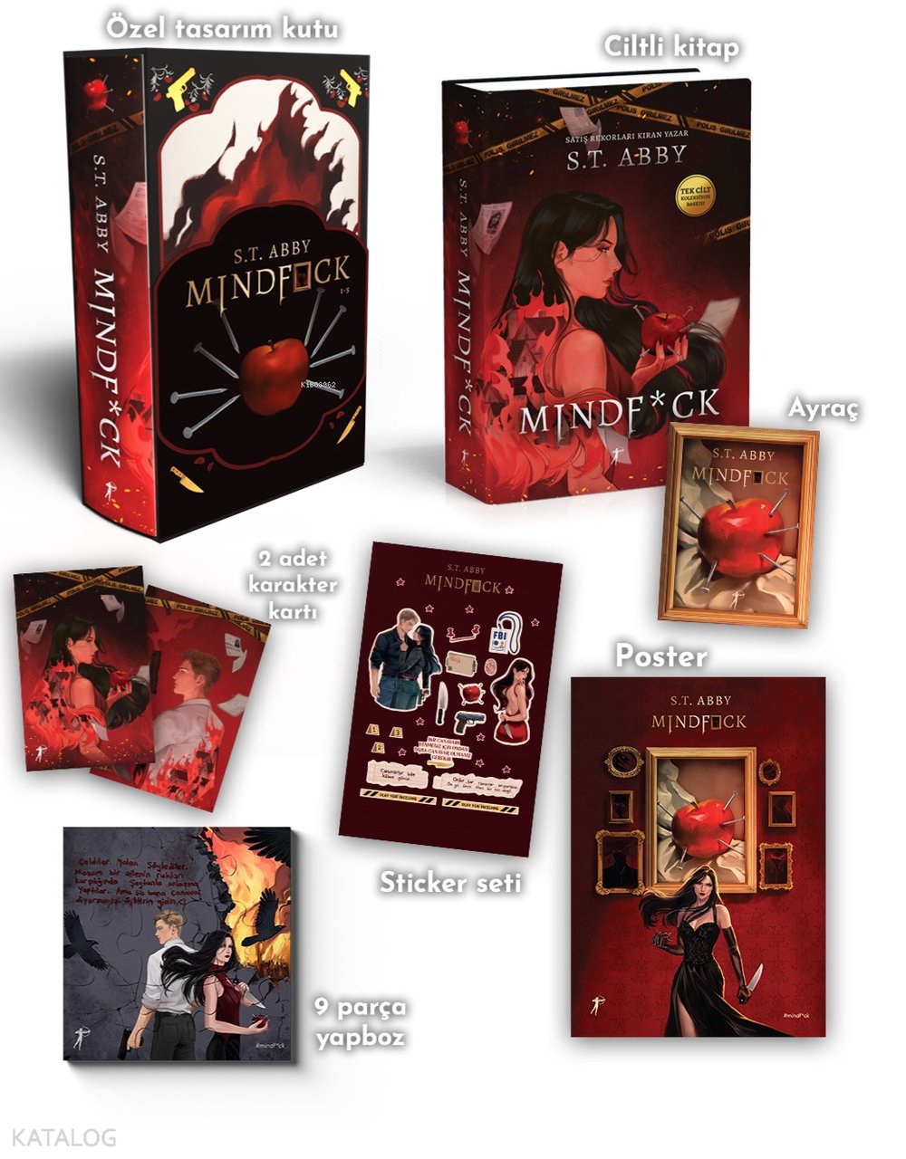 Mindf*ck (Tek Kitap Koleksiyon Baskısı) (Ciltli - Özel Kutulu) - S. T. Abby