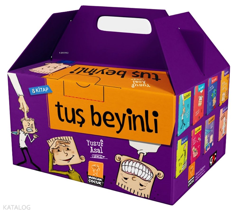 Genç Nesil Tuş Beyinli Serisi (Resimli-Ciltli-8 Kitap Kutulu Set) - Yusuf Asal