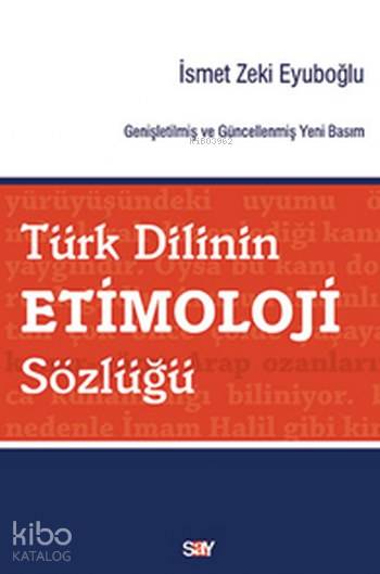Türk Dilinin Etimoloji Sözlüğü