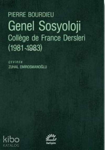 Genel Sosyoloji - Pierre Bourdieu