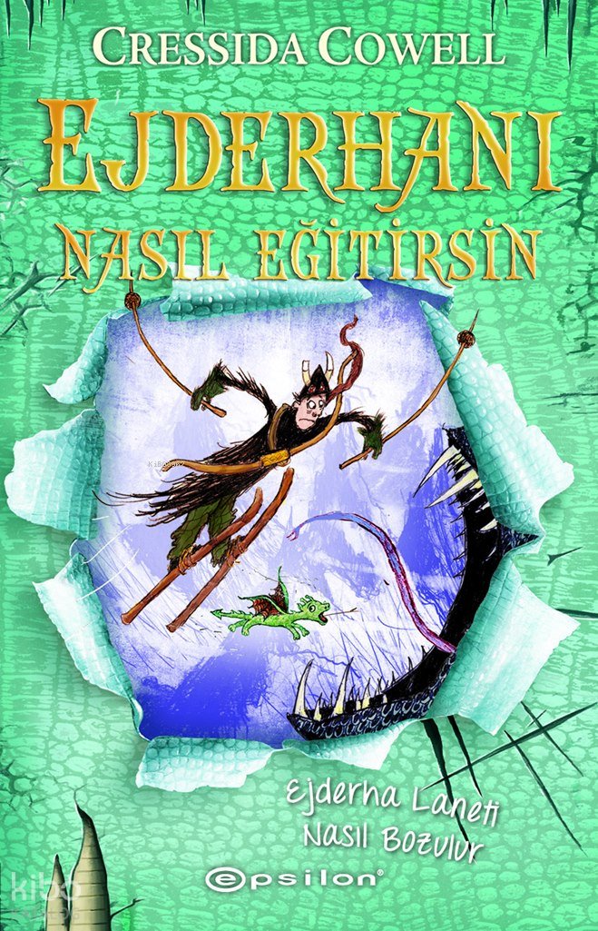 Ejderhanı Nasıl Eğitirsin 4 - Ejderha Laneti Nasıl Bozulur (Karton Kapak) - Cressida Cowell