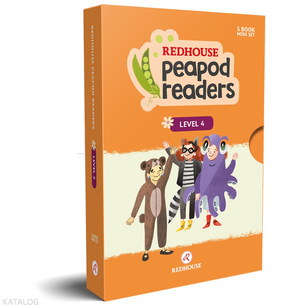 Redhouse Peapod Readers İngilizce Hikâye Seti 4 (Kutulu Ürün)
