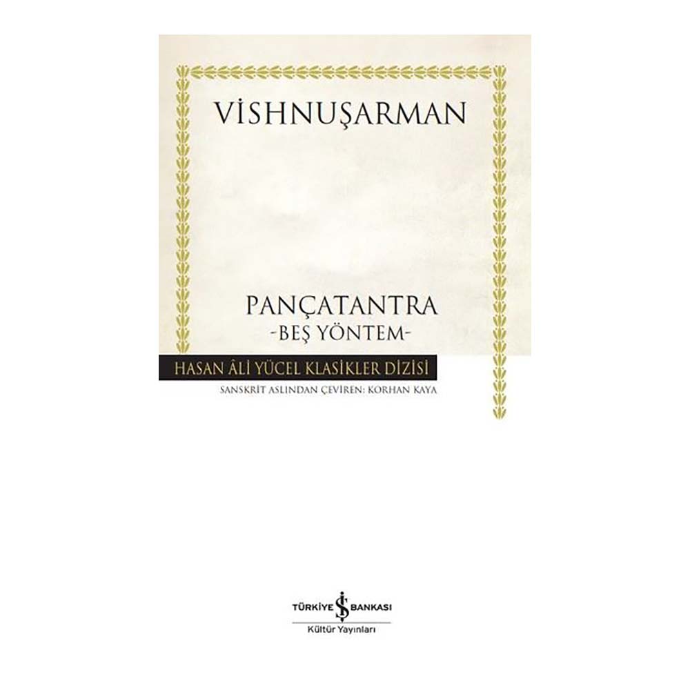 PANÇATANTRA - BEŞ YÖNTEM KARTON (HASAN ALİ YÜCEL KL)
