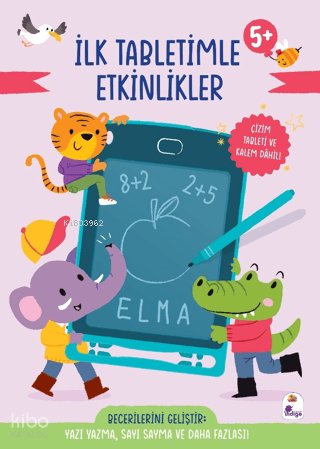 İlk Tabletimle Etkinlikler (5+ Yaş) (Ciltli - Çizim Tableti ve Kalemi)