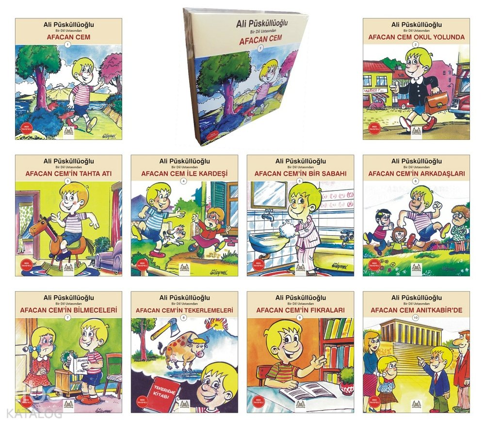 Afacan Cem Dizisi (10 Kitap) - Ali Püsküllüoğlu