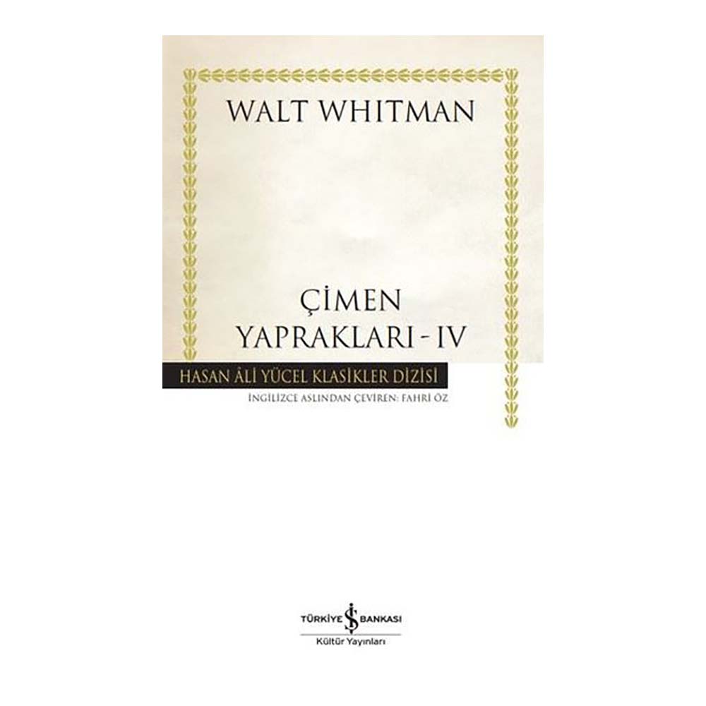 ÇİMEN YAPRAKLARI - IV (KARTON KAPAK)