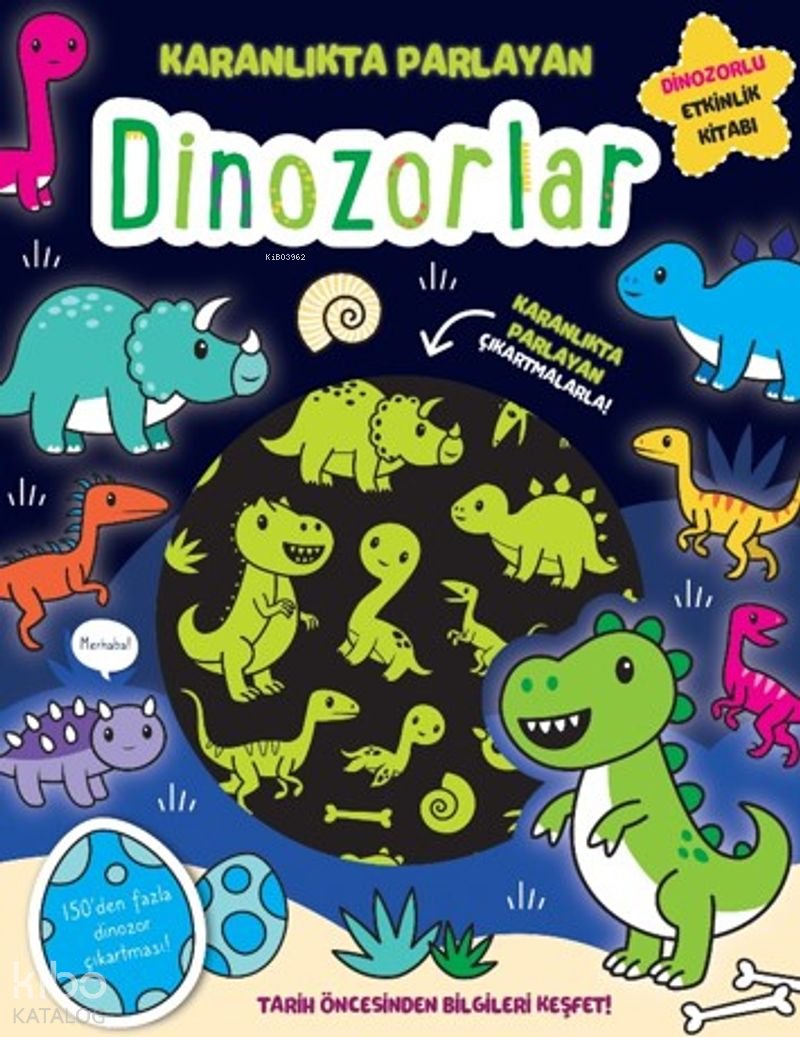 Karanlıkta Parlayan Kitaplar - Dinozorlar (Parlayan Çıkartmalar) - Lisa Regan