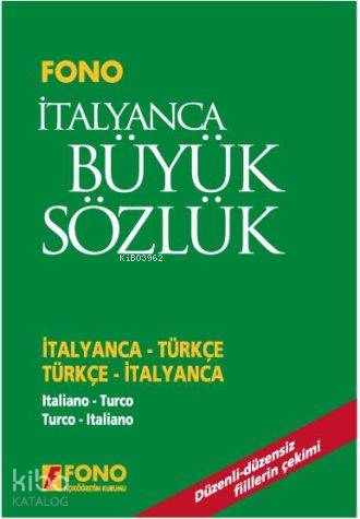 İtalyanca Büyük Sözlük (Cd'li)