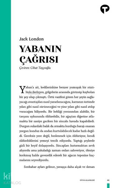 Yabanın Çağrısı - Jack London