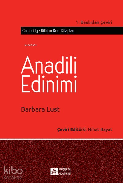 Anadili Edinimi - Barbara Lust