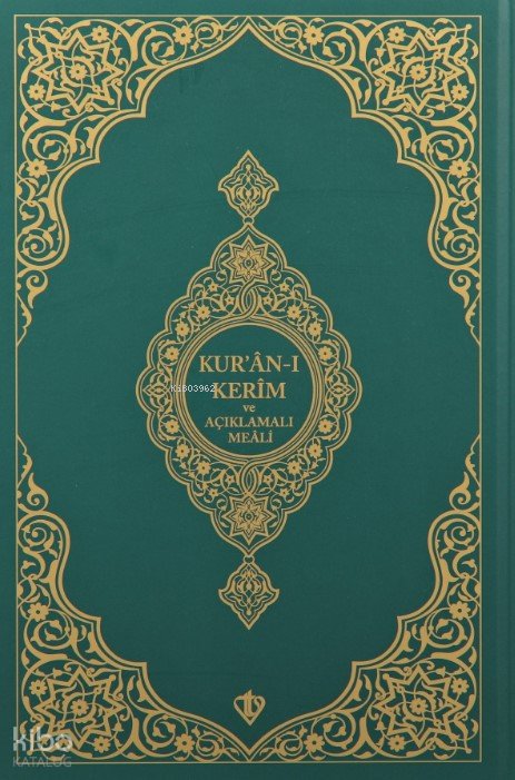 Kuranı Kerim Ve Açıklamalı Karşılıklı Meali Roman Boy (yeşil)