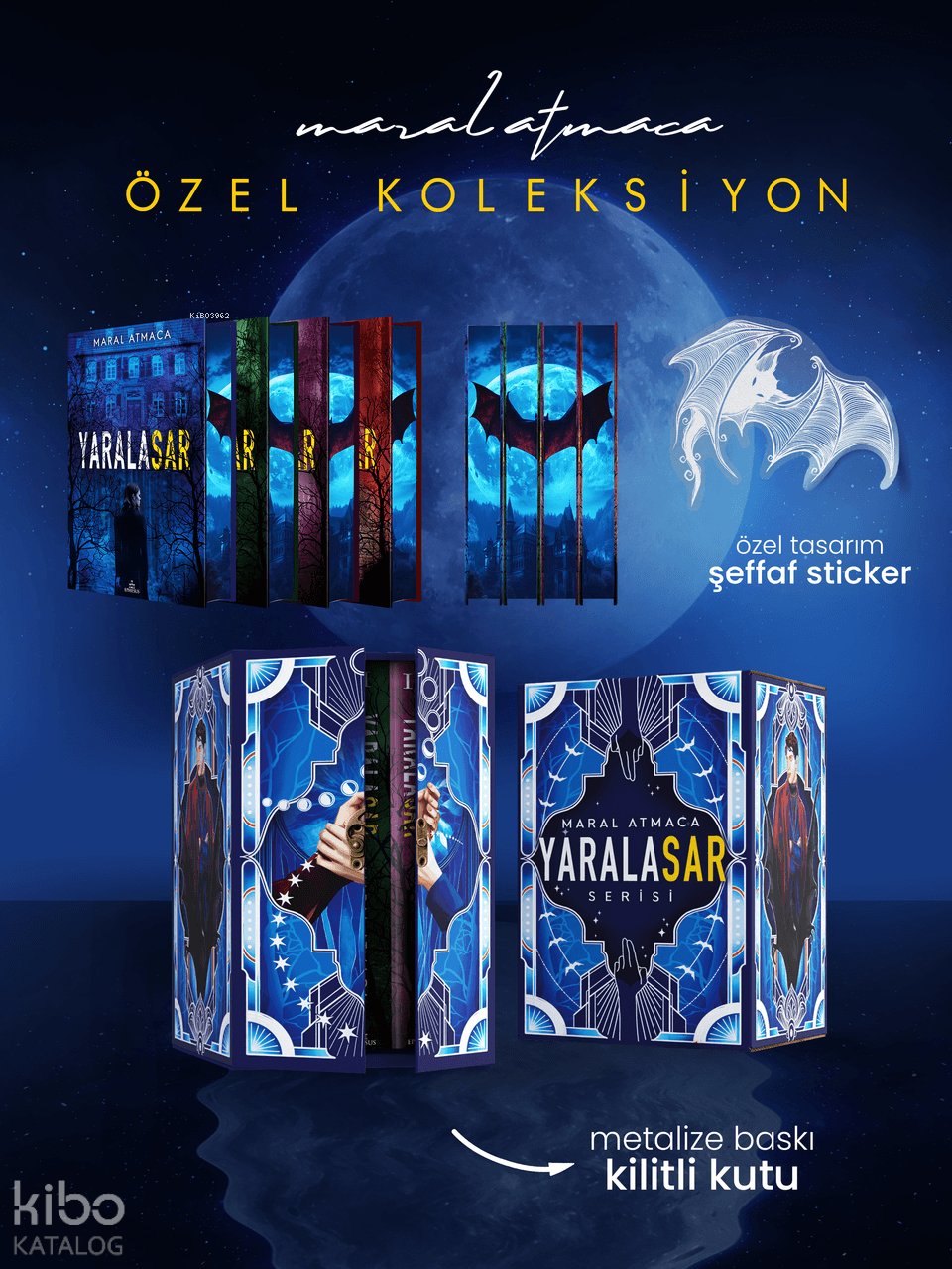 Yaralasar Serisi – Yan Boyamalı Kilitli Koleksiyon Kutu (Ciltli)