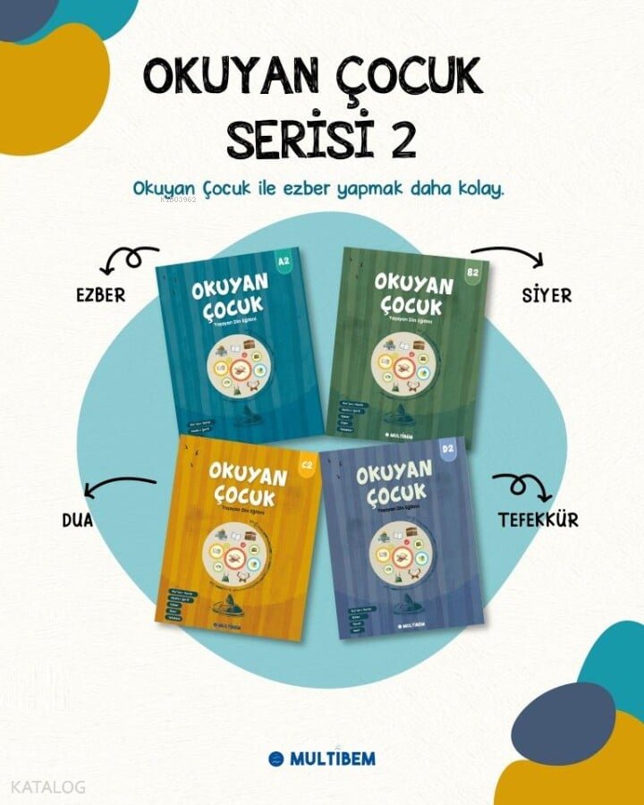 Yaşayan Din Eğitimi - Okuyan Çocuk Set 2 (4 Kitap) - Elif Santur