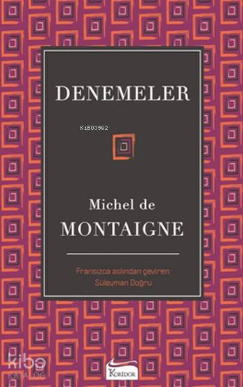 Denemeler ( Bez Ciltli ) - Michel De Montaigne