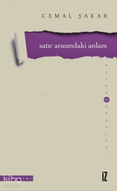 Satır Arasındaki Anlam Bütün Eserleri 20