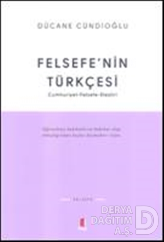 FELSEFENİN TÜRKÇESİ