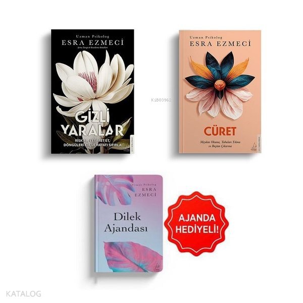 Esra Ezmeci Seti - 2 Kitap Takım Dilek Ajandası Hediyeli! - Esra Ezmeci