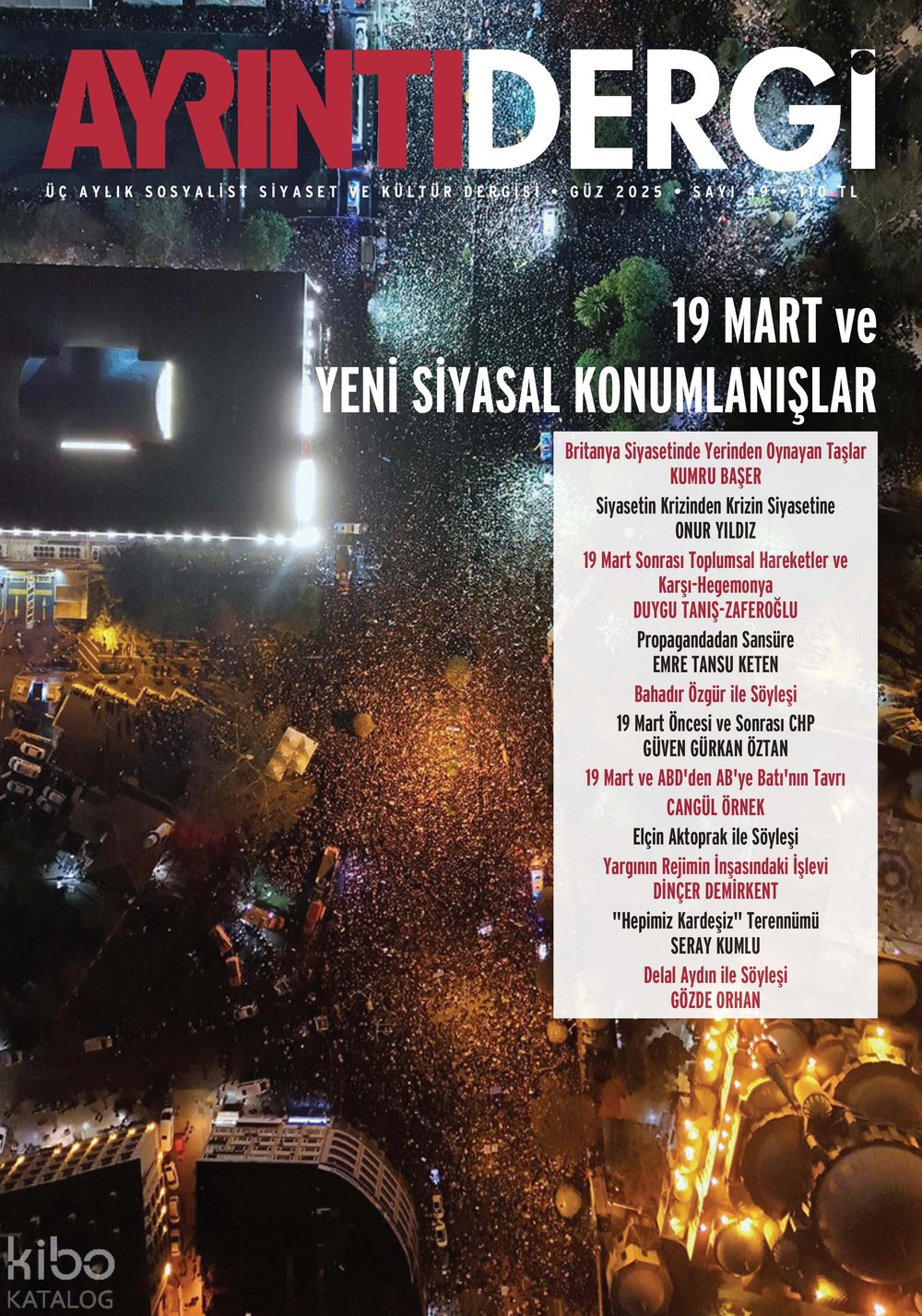 Ayrıntı Dergi 49. Sayı (Güz 2025) - Kolektif