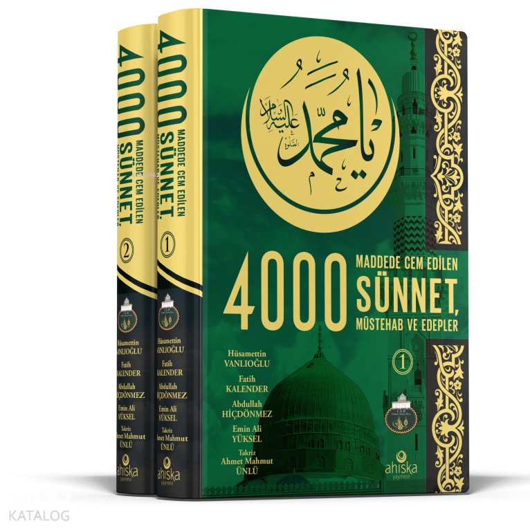4000 Sünnet, Müstehab ve Edepler (2 Cilt - Ciltli) - Hüsamettin Vanlıoğlu