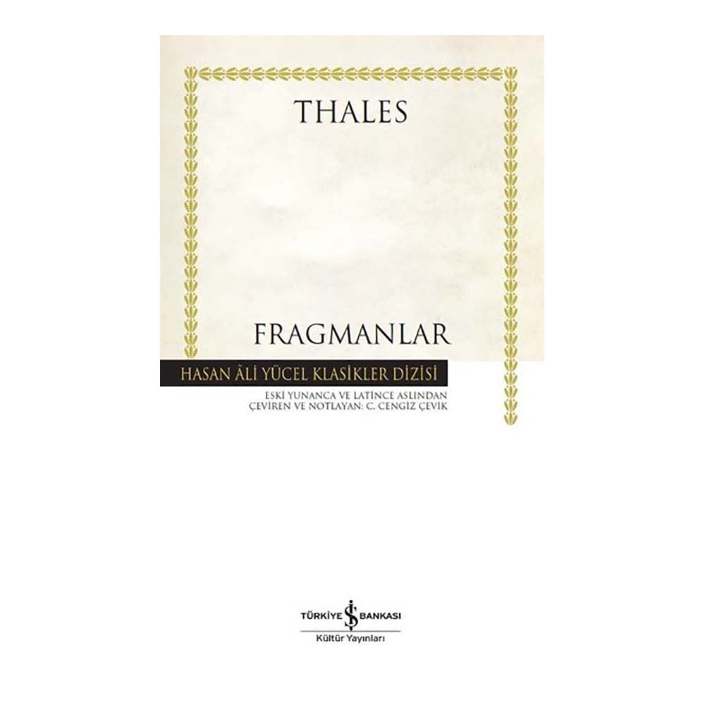 FRAGMANLAR - CDXLVIII( H.ALİ YÜCEL ) KARTON KAPAK
