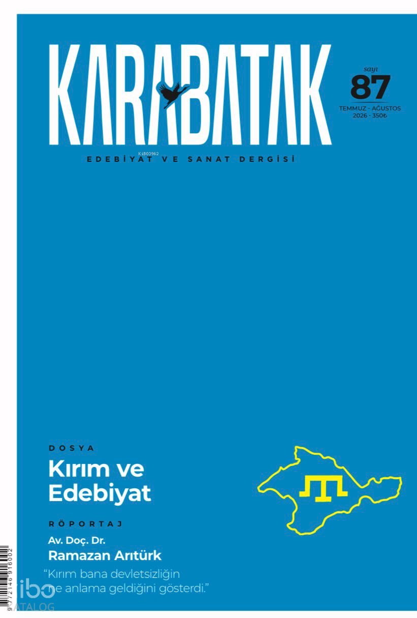 Karabatak Dergisi 87. Sayı (Temmuz - Ağustos 2026)