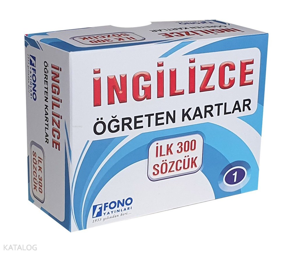 İngilizce Öğreten Kartlar 1: İlk 300 Sözcük - Şükrü Meriç