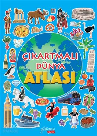 Çıkartmalı Dünya Atlası - Ilaria Barsotti