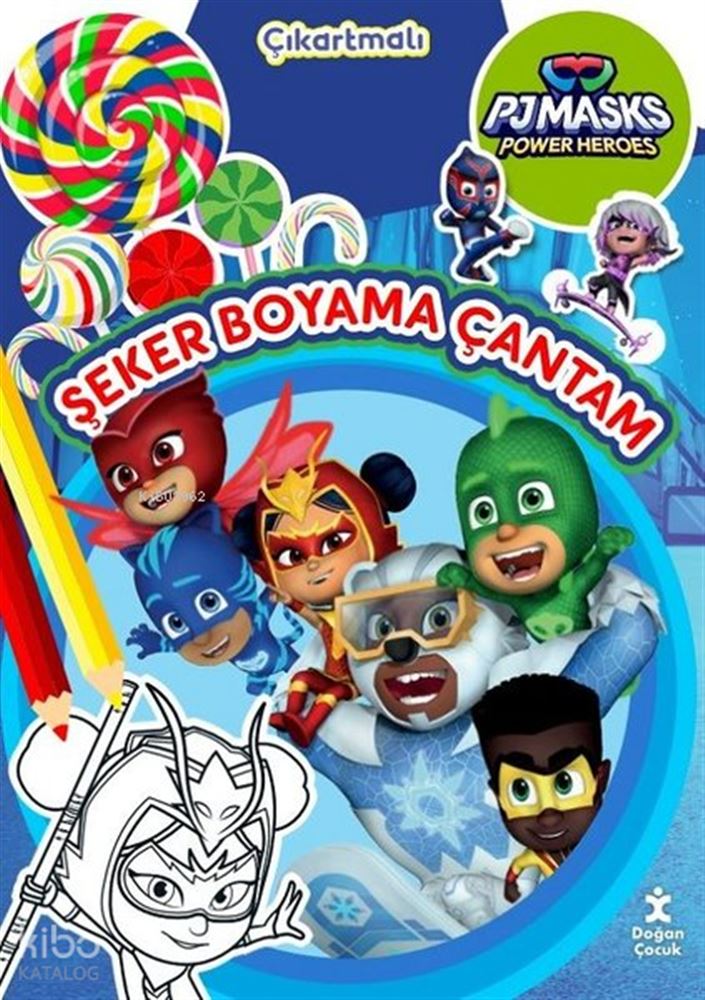 ŞEKER BOYAMA ÇANTAM - PJMASK