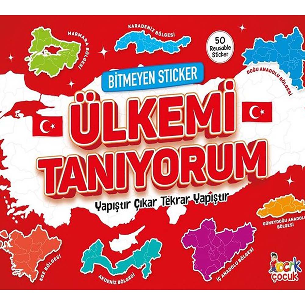 BİTMEYEN STICKER - ÜLKEMİ TANIYORUM