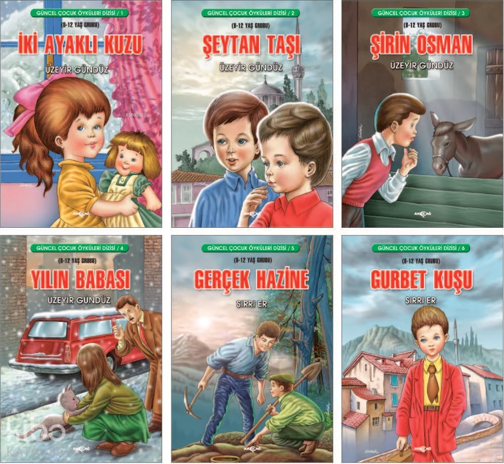 Güncel Çocuk Öyküleri Dizisi Takım 6 Kitap - Üzeyir Gündüz