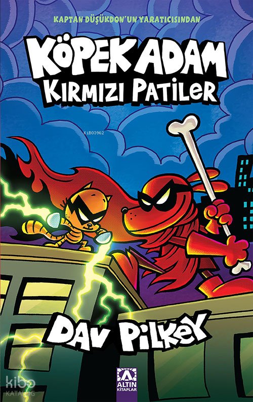 Köpek Adam Kırmızı Patiler - Dav Pilkey