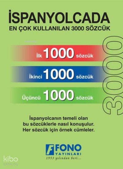 İspanyolcada En Çok Kullanilan 3000 Sözcük
