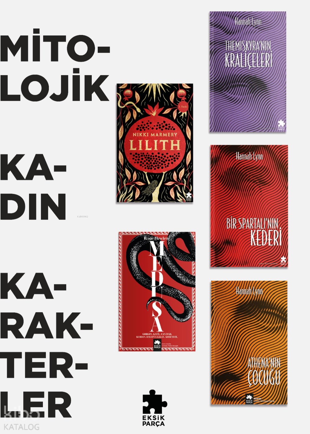 Mitolojik Kadın Karakterler (5 Kitap)