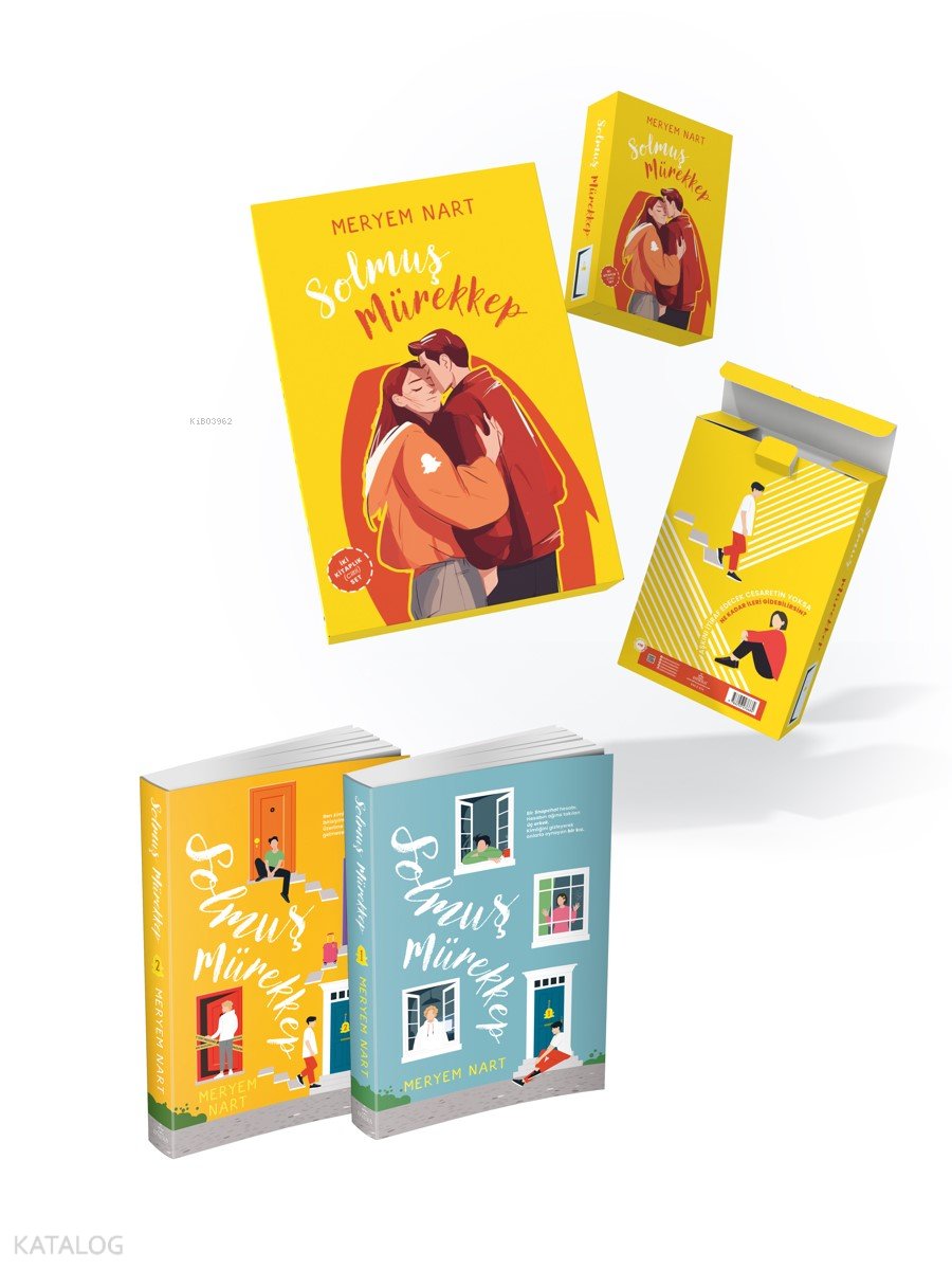 Solmuş Mürekkep İki Kitaplık Set - Meryem Nart