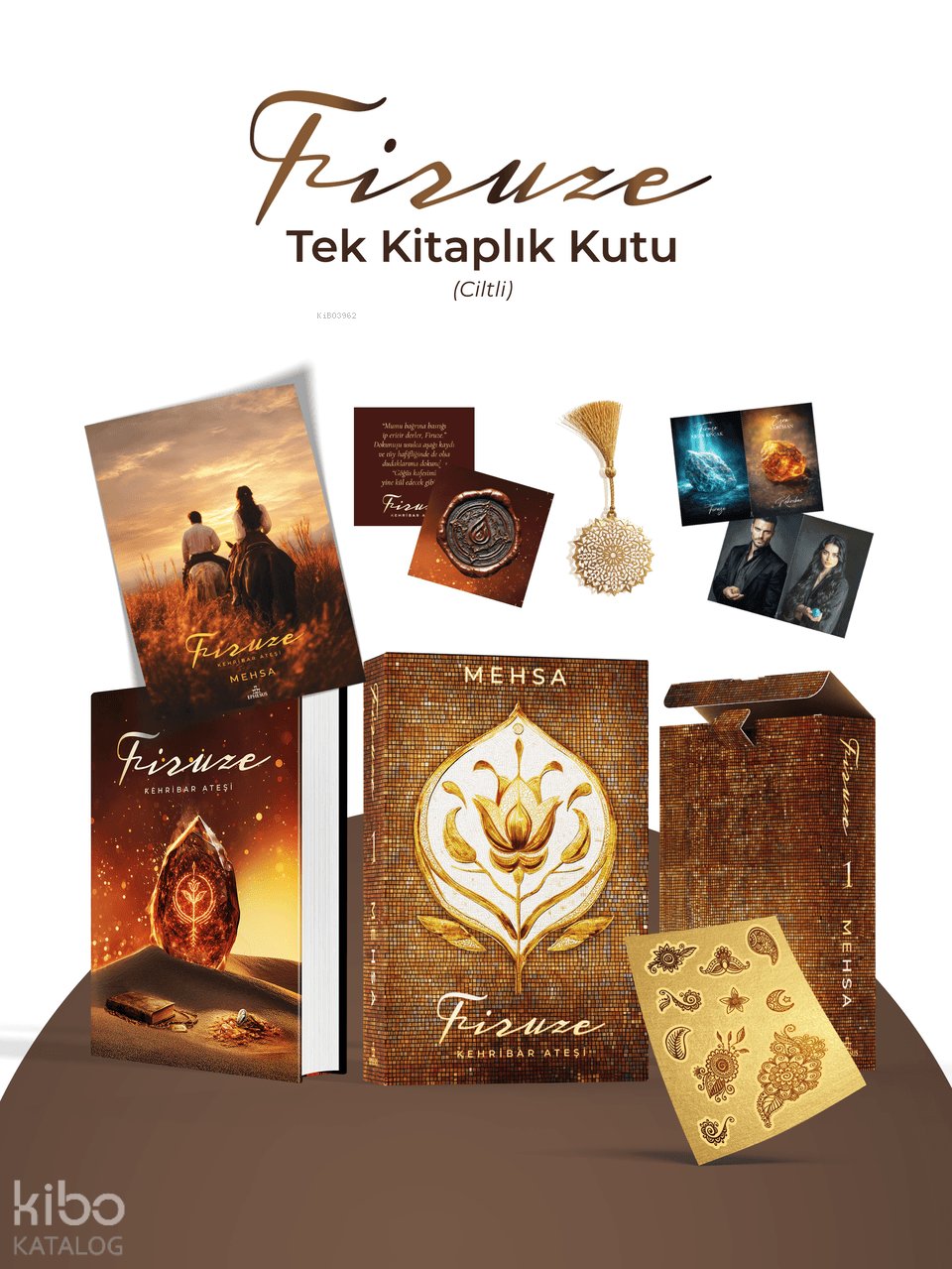 Firuze 1: Kehribar Ateşi (Kutulu - Ciltli)
