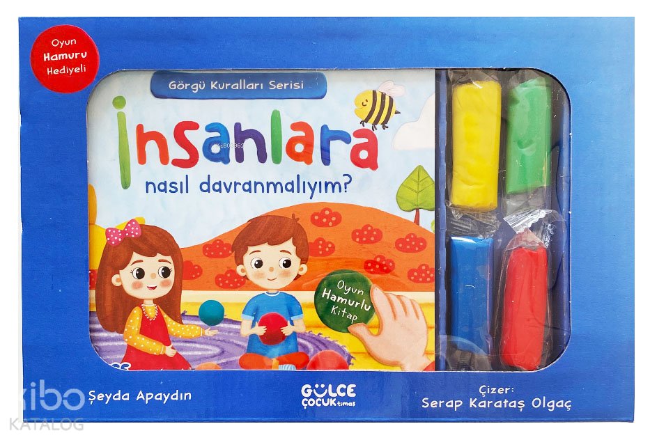İnsanlara Nasıl Davranmalıyım - Görgü Kuralları Serisi - Oyun Hamurlu Kitap Seti - Şeyda Apaydın