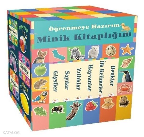 Minik Kitaplığım - Öğrenmeye Hazırım Seti (6 Kitap - Kutulu - Ciltli)