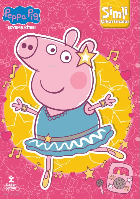PEPPA PİG - BOYAMA KİTABI SİMLİ ÇIKARTMALI