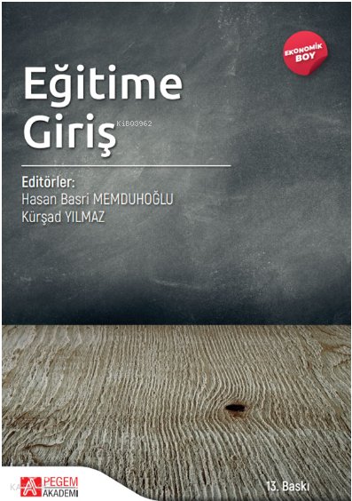 Eğitime Giriş - (Ekonomik Boy) - Hasan Basri Memduhoğlu