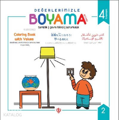 Değerlerimizle Boyama Kitabı - Arzu Akgün