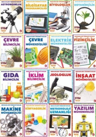 Meslekleri Öğreniyorum Set – 16 Kitap - R.J. Bailey