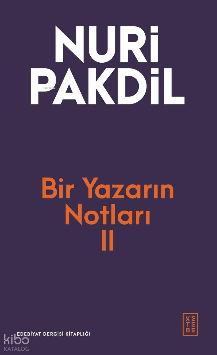 Bir Yazarın Notları 2