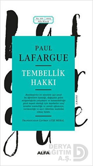 TEMBELLİK HAKKI / PAUL LAFARGUE