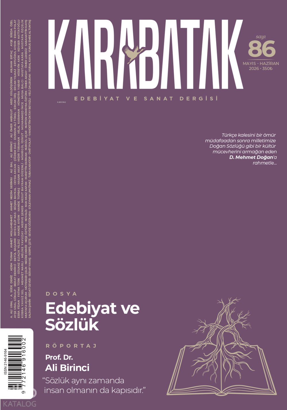 Karabatak Dergisi 86. Sayı (Mayıs - Haziran 2026)