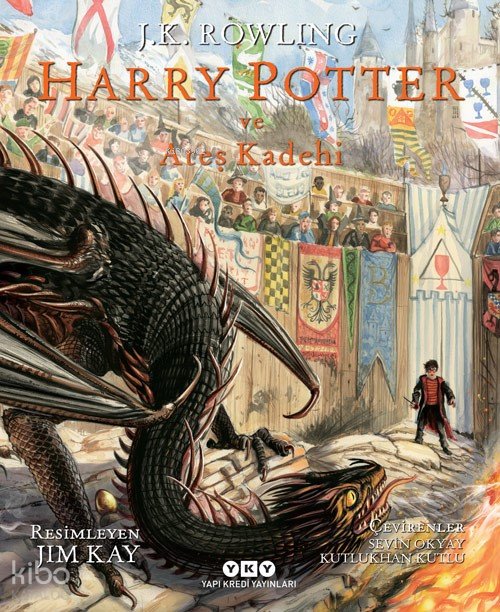 Harry Potter ve Ateş Kadehi - 4 (Resimli Özel Baskı, Ciltli) - J. K. Rowling