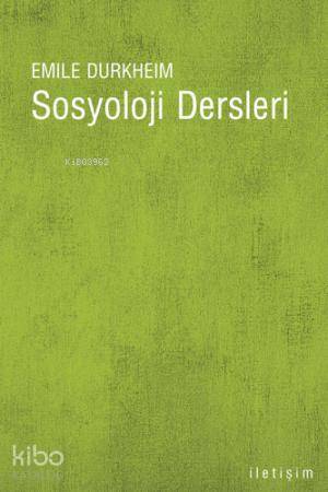 Sosyoloji Dersleri - Emile Durkheim