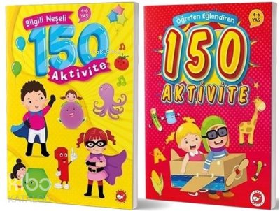 4-6 Yaş Bilgili Eğlendiren 150 Aktivite Seti (2 Kitap Takım)