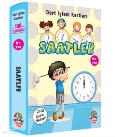 Dört İşlem Kartları - Saatler (6+ Yaş)