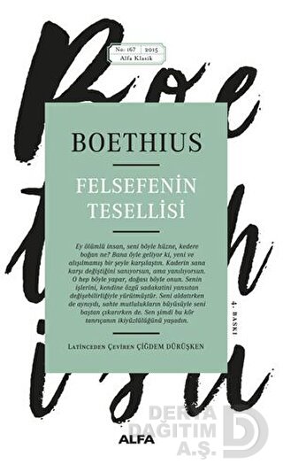 FELSEFENİN TESELLİSİ - BOETHIUS