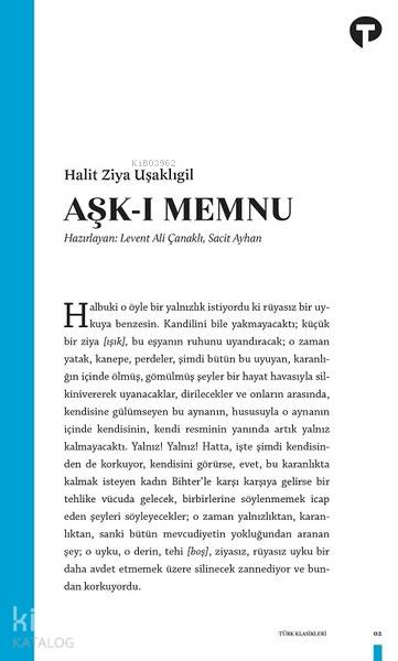 Aşk-ı Memnu - Halid Ziya Uşaklıgil